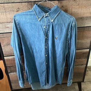 Ralph Lauren Denim Button Down Size M